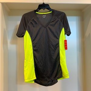 BCG running shirt with zipper compartment
